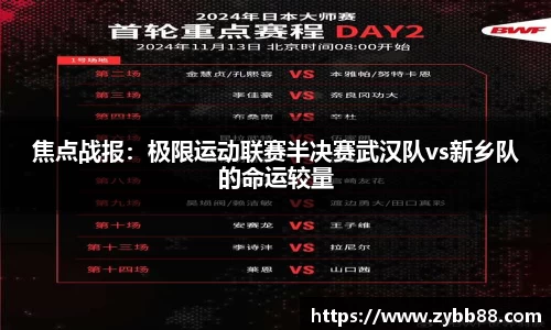 焦点战报：极限运动联赛半决赛武汉队vs新乡队的命运较量